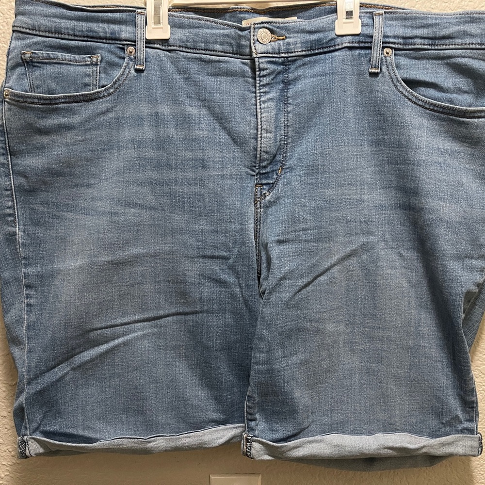 Levi’s Light Blue Denim Bermuda Shorts